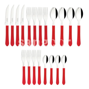 TRAMONTINA-SET-DE-20PCS-LEME-MANCHE-ROUGE-2.png Prix Tunisie