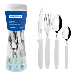 TRAMONTINA-SET-DE-24-PCS-IPANEMA-MANCHE-BLANCHE-3.png Prix Tunisie