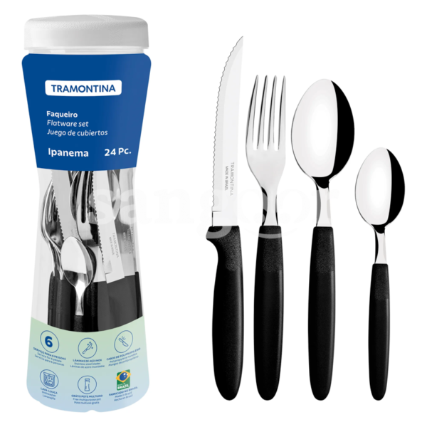 TRAMONTINA-SET-DE-24-PCS-IPANEMA-MANCHE-NOIR-2.png Prix Tunisie