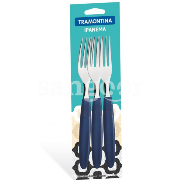 TRAMONTINA-SET-DE-FOURCHETTES-3PCS-BLEU-IPANEMA.png Prix Tunisie
