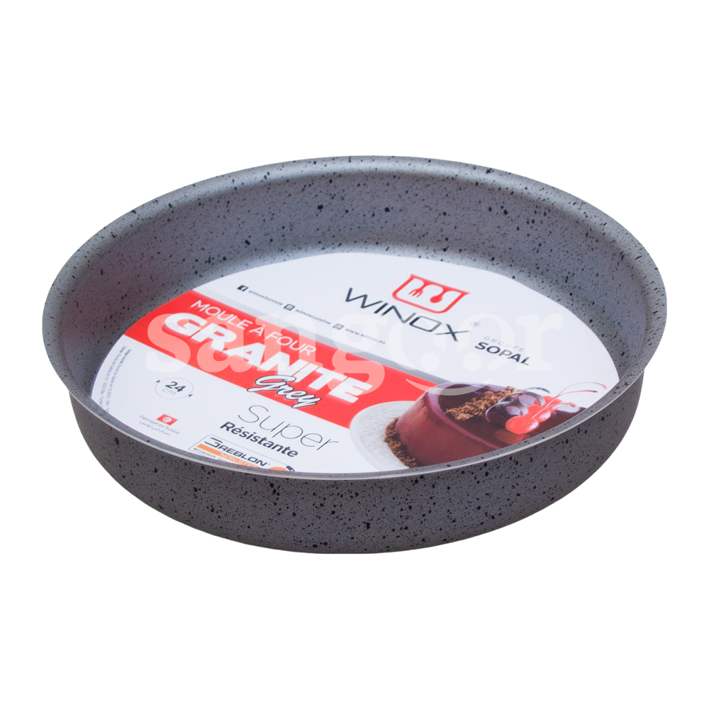 WINOX MOULE A FOUR 24CM GRANITE GREY WINOX-MOULE-A-FOUR-24CM-GRANITE-GREY.png Prix Tunisie