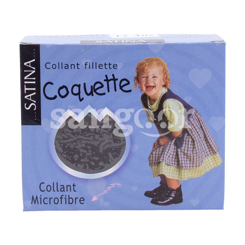 SATINA COLLANT FILLETTE COQUETTE NOIR 12ANS SATINA-COLLANT-FILLETTE-COQUETTE-NOIR-12ANS.png Prix Tunisie