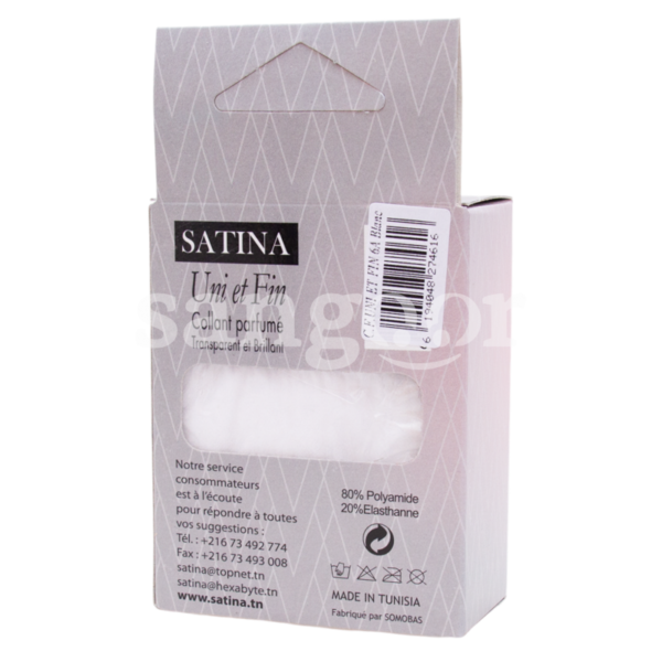 SATINA-COLLANT-FILLETTE-UNI-ET-FIN-BLANC-4ANS.png Prix Tunisie