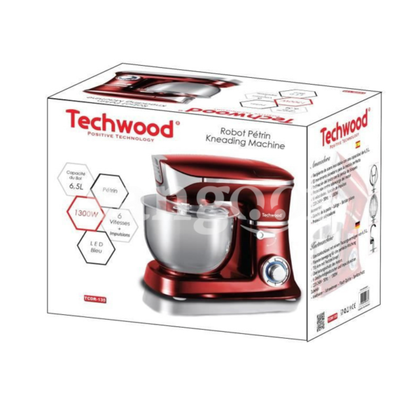 TECHWOOD-ROBOT-PETRIN-GRENAT-BOL-INOX-1300W-6.5L-2.png Prix Tunisie