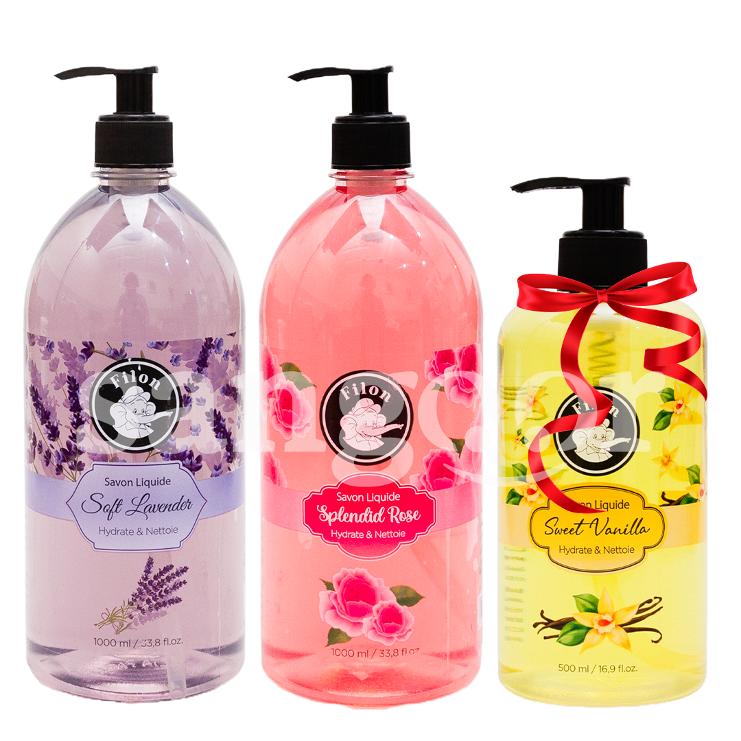 PACK-FILON-SAVON-LIQUIDE-1L-2PCS-+SAVON-LIQUIDE-500ML