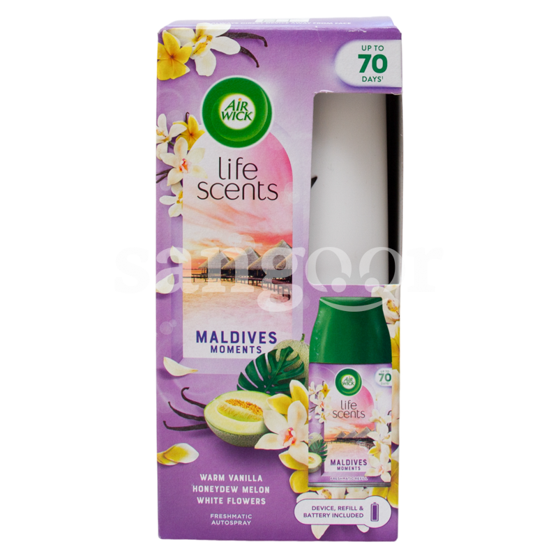 AIR WICK DIFFUSEUR AUTOMATIQUE DE PARFUM 250ML MALDIVES MOMENTS AIR-WICK-DIFFUSEUR-AUTOMATIQUE-DE-PARFUM-250ML-MALDIVES-MOMENTS.png Prix Tunisie