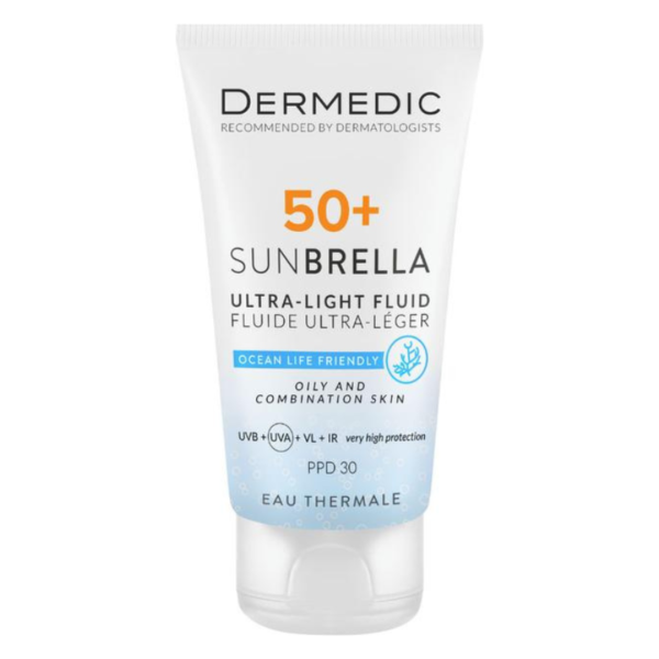 DERMEDIC-ECRAN-SOLAIRE-SUNBRELLA-ULTRA-LIGHT-FLUID-SPF50-40ML-PEAUX-MIXTES-A-GRASSES.png Prix Tunisie