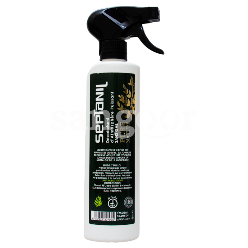 SEPTANIL DESODORISANT 500ML ATMOSPHERE PUISSANT PURE NATURE SEPTANIL-DESODORISANT-500ML-ATMOSPHERE-PUISSANT-PURE-NATURE.png Prix Tunisie