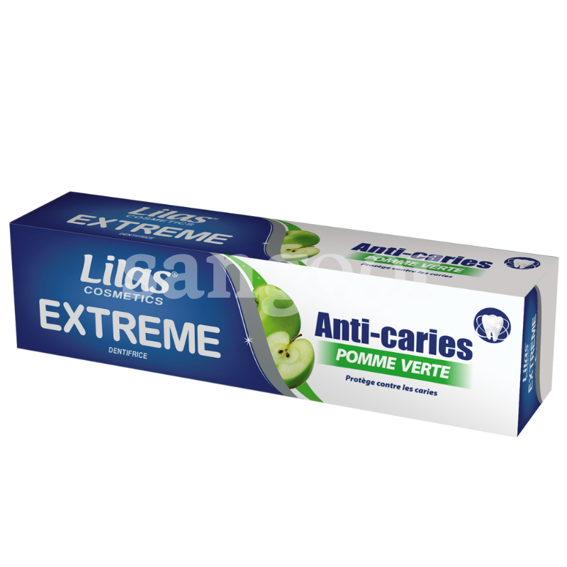 LILAS DENTIFRICE 75ML EXTREME BLANCHEUR ANTI CARIES POMME VERTE LILAS-DENTIFRICE-75ML-EXTREME-BLANCHEUR-ANTI-CARIES-POMME-VERTE.png Prix Tunisie