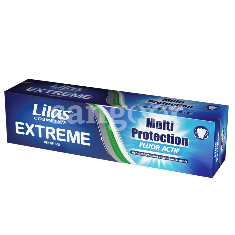 LILAS DENTIFRICE 75ML EXTREME MULTI PROTECTION FLUOR ACTIF LILAS-DENTIFRICE-75ML-EXTREME-MULTI-PROTECTION-FLUOR-ACTIF.png Prix Tunisie