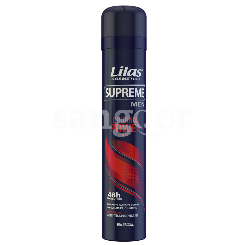 LILAS DEODORANT 200ML SUPREME MEN ORIGINAL POWER LILAS-DEODORANT-200ML-SUPREME-MEN-ORIGINAL-POWER.png PRIX TUNISIE