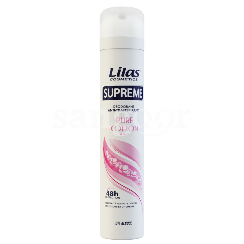 LILAS DEODORANT 200ML SUPREME PURE COTTON LILAS-DEODORANT-200ML-SUPREME-PURE-COTTON.png PRIX TUNISIE