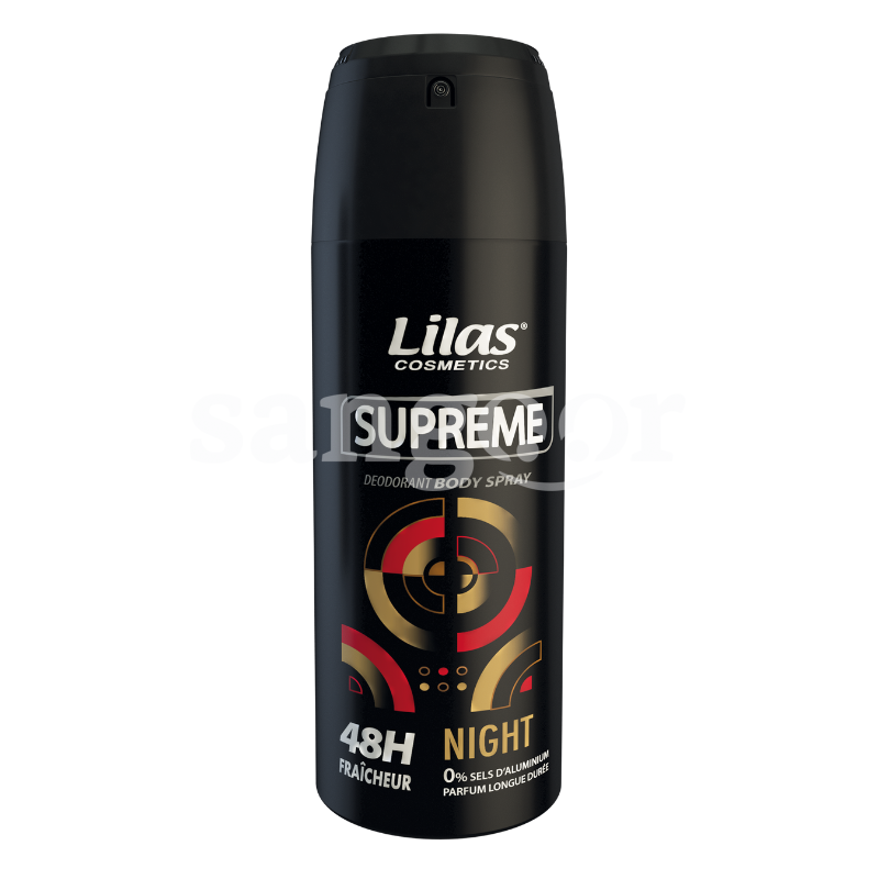 LILAS DEODORANT BODY SPRAY 200ML SUPREME NIGHT LILAS-DEODORANT-BODY-SPRAY-200ML-SUPREME-NIGHT.png PRIX TUNISIE