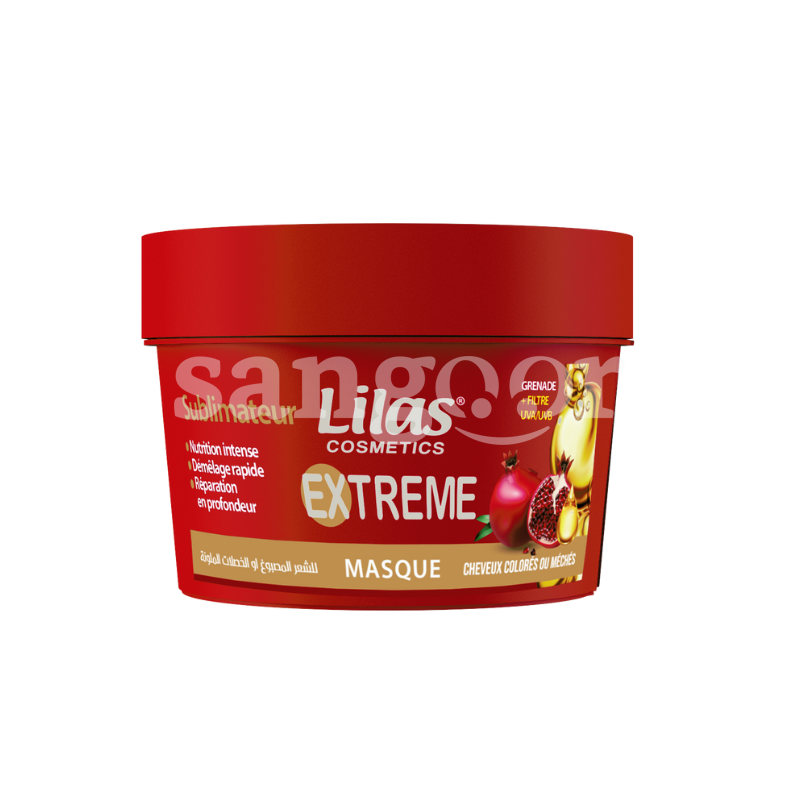 LILAS MASQUE CHEVEUX 220ML EXTREME SUBLIMATEUR LILAS-MASQUE-CHEVEUX-220ML-EXTREME-SUBLIMATEUR.png Prix Tunisie