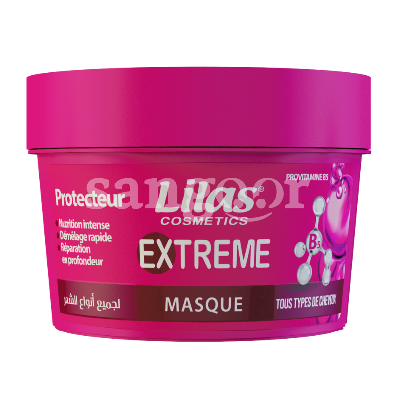 LILAS MASQUE CHEVEUX 400ML EXTREME PROTECTEUR LILAS-MASQUE-CHEVEUX-400ML-EXTREME-PROTECTEUR.png Prix Tunisie