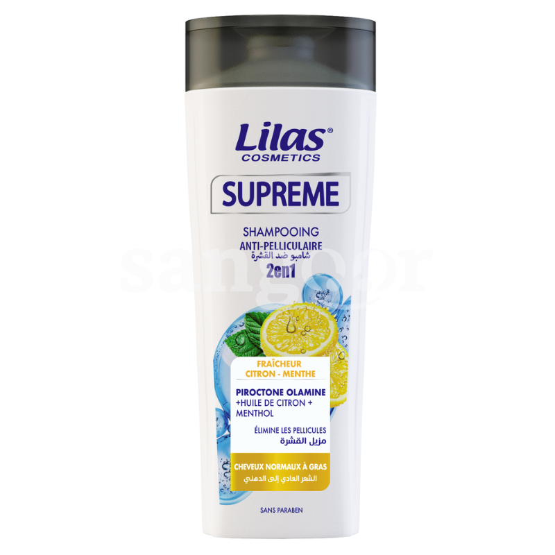 LILAS SHAMPOING 400ML SUPREME MEN FRAICHEUR CITRON MENTHE LILAS-SHAMPOING-400ML-SUPREME-MEN-FRAICHEUR-CITRON-MENTHE.png PRIX TUNISIE