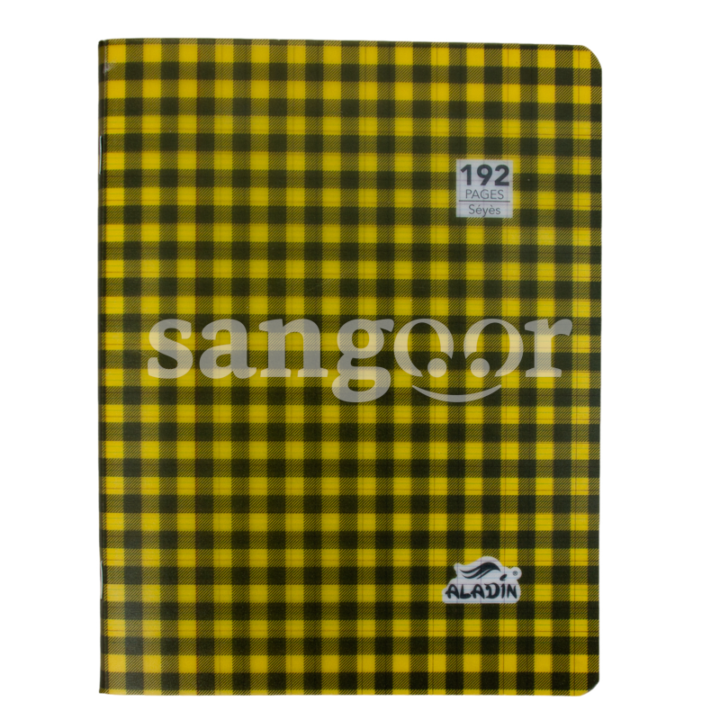ALADIN CAHIER 192P 17X22 PLASTIQUE PUB JAUNE REF 2127 ALADIN-CAHIER-192P-17X22-PLASTIQUE-PUB-JAUNE-REF-2127.png Prix Tunisie