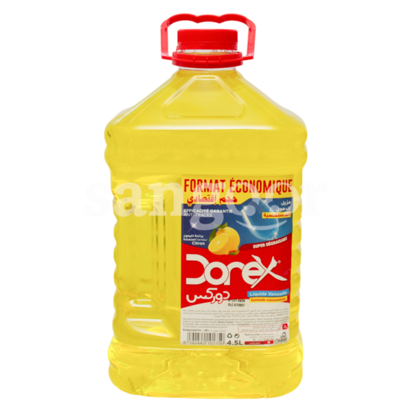 DOREX-LIQUIDE-VAISSELLE-4.5L-CITRON.png Prix Tunisie