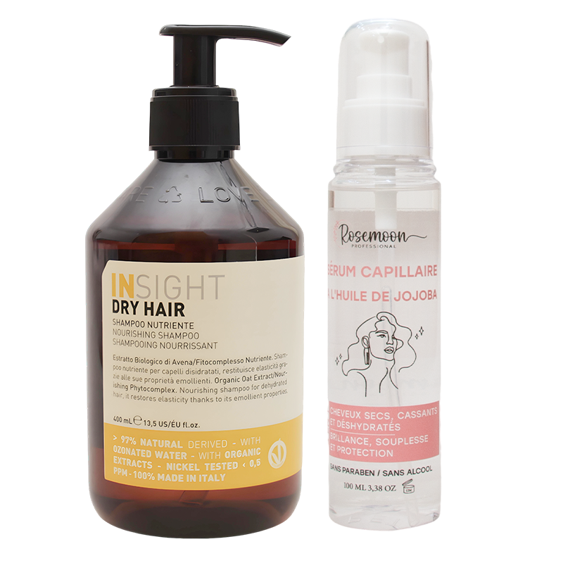 INSIGHT-SHAMPOING-400ML-NOURISSANT-+ROSEMOON-SERUM-100ML-JOJOBA
