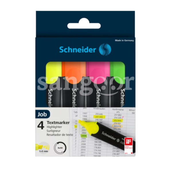 SCHNEIDER-POCHETTE-FLUO-DE-4-REF-1500.png PRIX TUNISIE