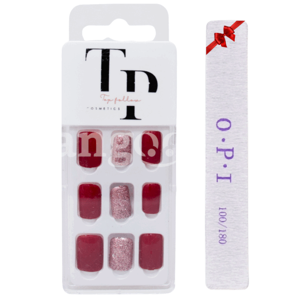 TOP-FOLLOW-TP-FAUX-ONGLES-24PCS-N03-LIME-GRATUITE.png.Prix Tunisie