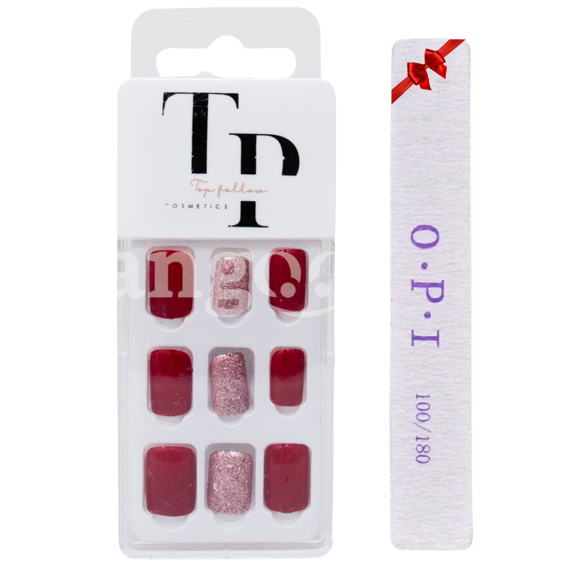 TOP FOLLOW TP FAUX ONGLES 24PCS N03 + LIME GRATUITE TOP-FOLLOW-TP-FAUX-ONGLES-24PCS-N03-LIME-GRATUITE.png.Prix Tunisie
