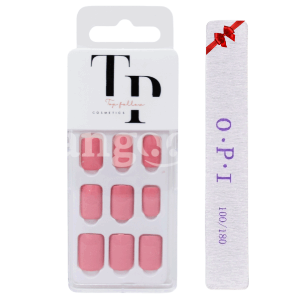 TOP-FOLLOW-TP-FAUX-ONGLES-24PCS-N21-LIME-GRATUITE.png.Prix Tunisie