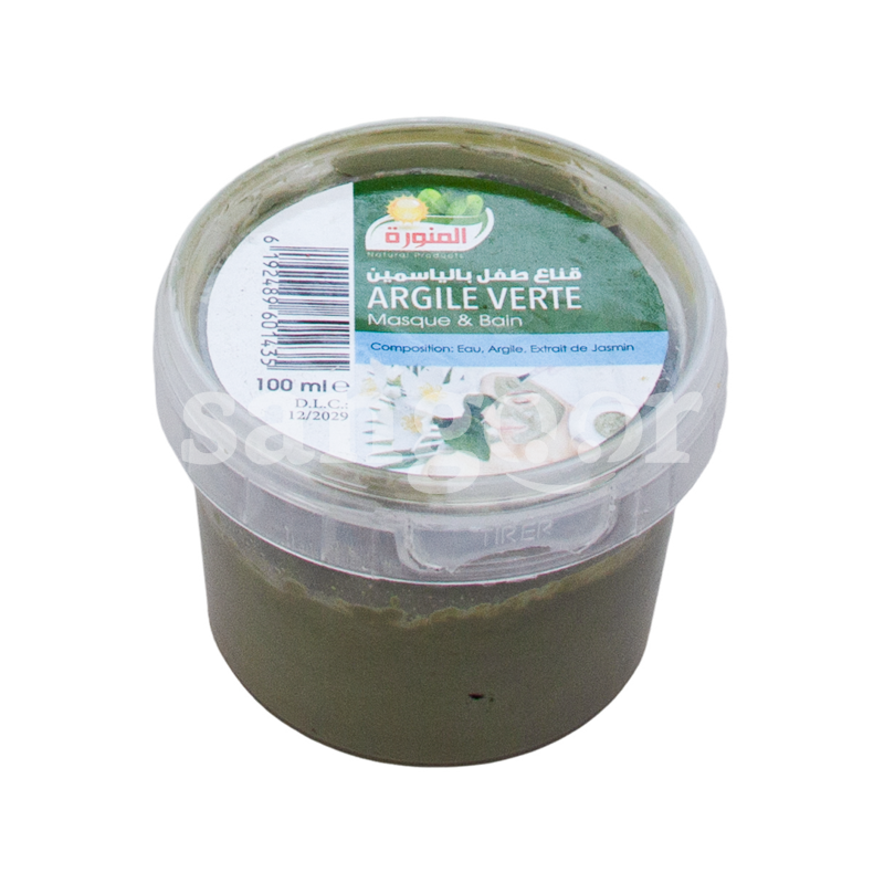 ALMOUNAWRA ARGILE VERTE TFAL 100G JASMIN ALMOUNAWRA-ARGILE-VERTE-TFAL-100G-JASMIN.png Prix Tunisie