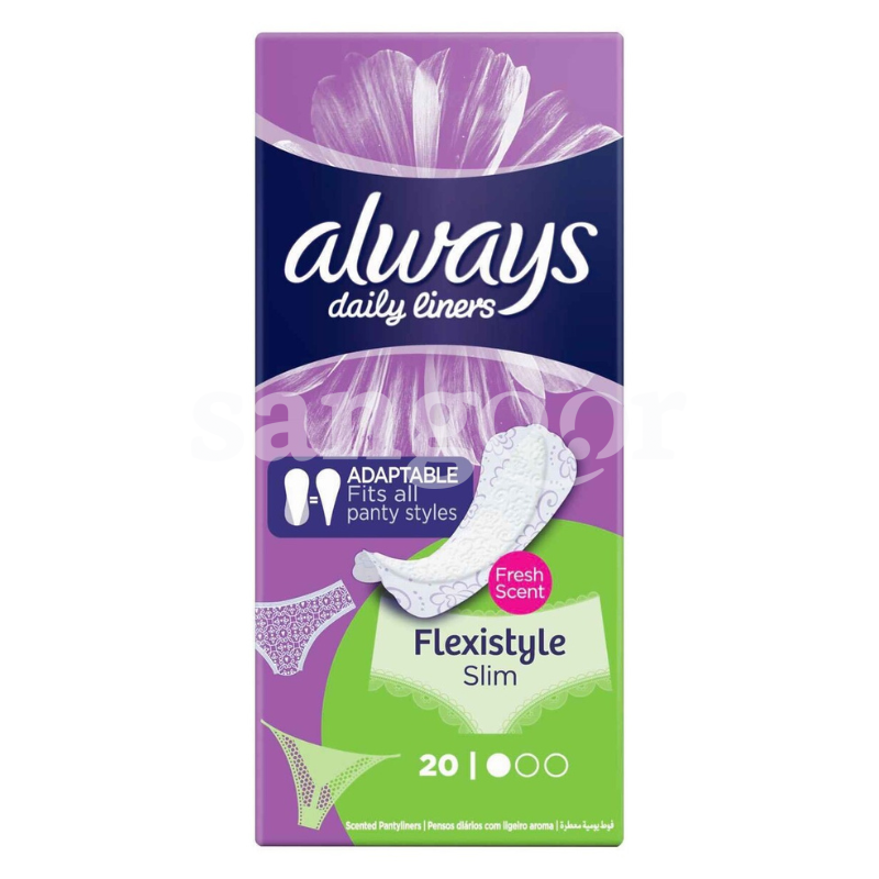 ALWAYS PROTEGE SLIP LINERS FLEXI STYLE SLIM 20PCS ALWAYS-PROTEGE-SLIP-LINERS-FLEXI-STYLE-SLIM-20PCS.png Prix Tunisie