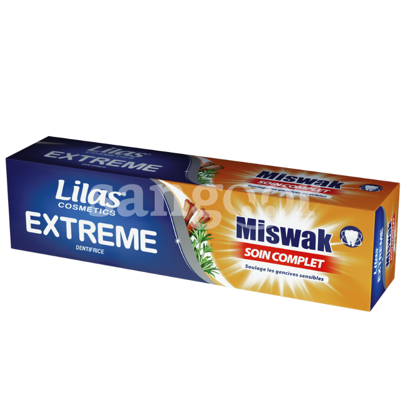 LILAS DENTIFRICE 75ML EXTREME MISWAK SOIN COMPLET LILAS-DENTIFRICE-75ML-EXTREME-MISWAK-SOIN-COMPLET.png Prix Tunisie