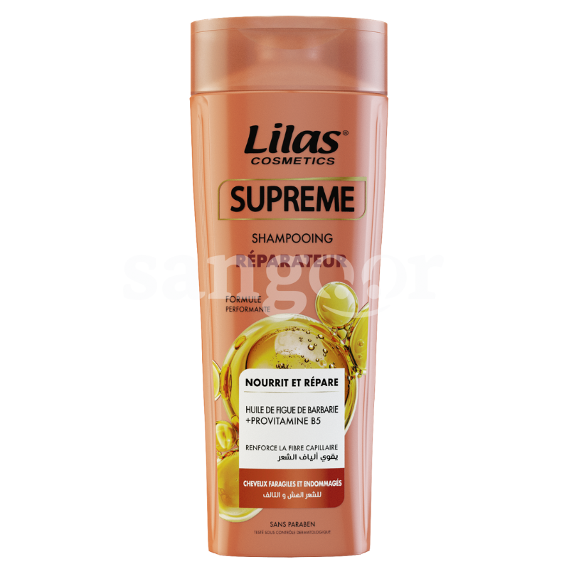 LILAS SHAMPOING 400ML SUPREME REPARATEUR LILAS-SHAMPOING-400ML-SUPREME-REPARATEUR.png Prix Tunisie