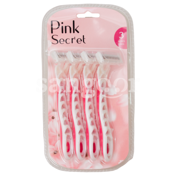 PINK-SECRET-RASOIRS-POUR-FEMME-4PCS-3LAMES.png.Prix Tunisie