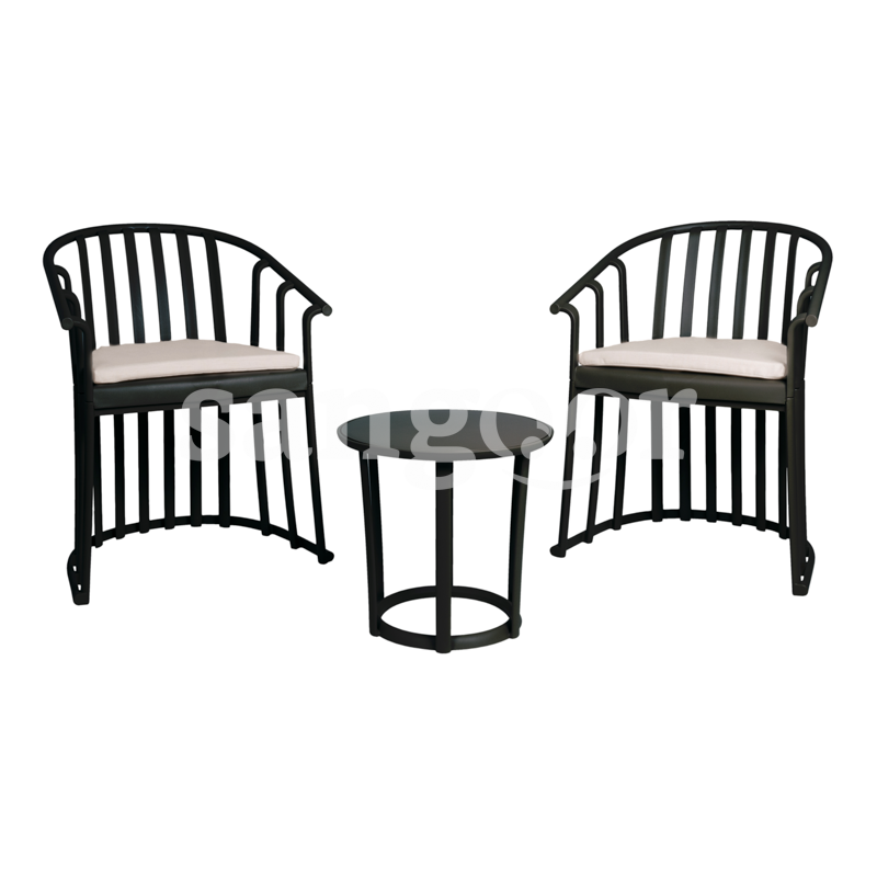 RESOL SET RAFF NOIR DEUX FEUTEUILS AVEC COUSSINS ET TABLE BASSE RESOL-SET-RAFF-NOIR-DEUX-FEUTEUILS-AVEC-COUSSINS-ET-TABLE-BASSE.png Prix Tunisie