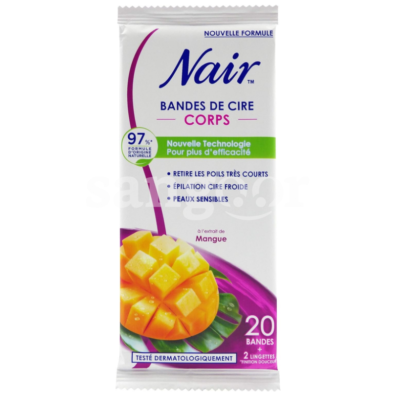 NAIR BANDES CIRE CORPS 20PCS MANGUE NAIR-BANDES-CIRE-CORPS-20PCS-MANGUE.png Prix Tunisie