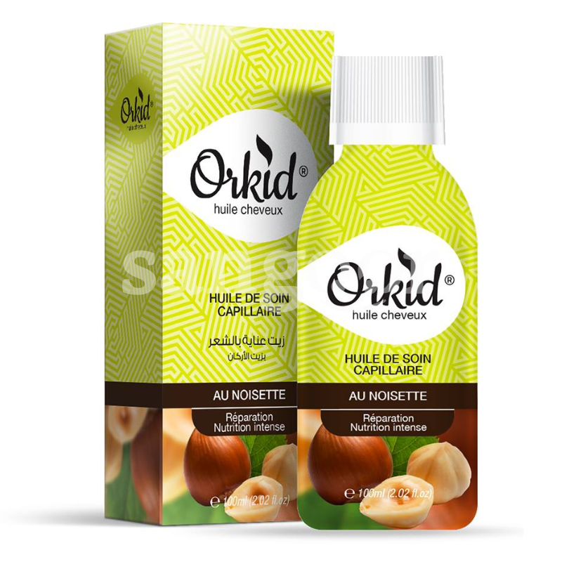 ORKID HUILE CHEVEUX 100ML NOISETTE ORKID-HUILE-CHEVEUX-100ML-NOISETTE.png Prix Tunisie