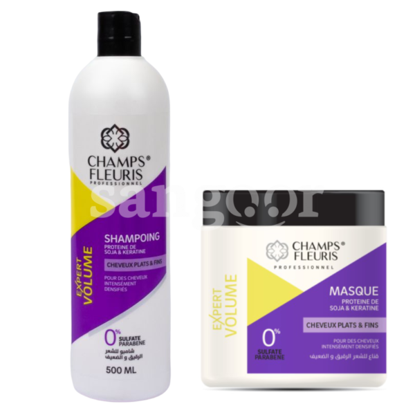 PACK-CHAMPS-FLEURIS-VOLUME-SHAMPOING-500ML-MASQUE-500ML-MOITIE-PRIX.png.Prix Tunisie