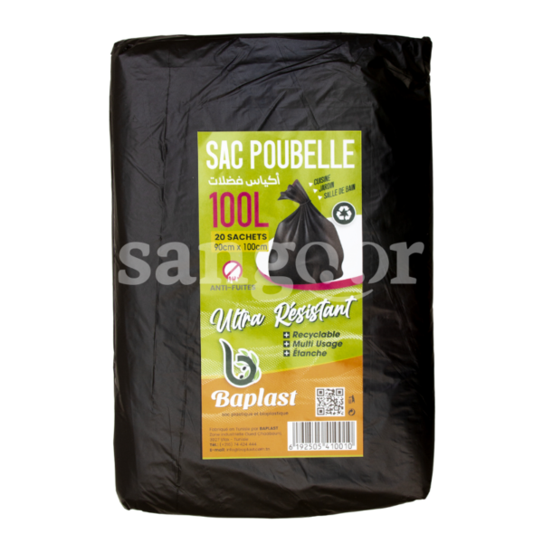 SAC-POUBELLE-90-100CM-20PCS-100L-NOIR.png.Prix Tunisie