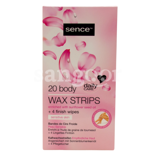 SENCE-BANDES-CIRE-CORPS-20PCS-PEAUX-SENSIBLES.png.Prix Tunisie