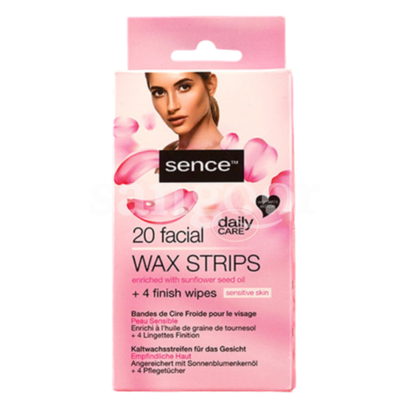 SENCE-BANDES-CIRE-VISAGE-20PCS-PEAUX-SENSIBLES.png Prix Tunisie