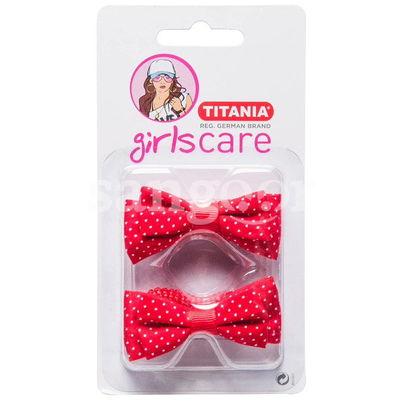 TITANIA NOEUDS CHEVEUX ROUGE POIS BLANC 2P TITANIA-NOEUDS-CHEVEUX-ROUGE-POIS-BLANC-2P.png.Prix Tunisie