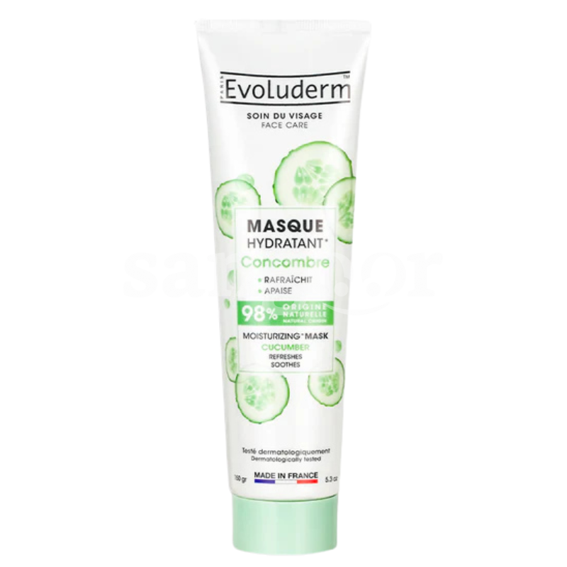 EVOLUDERM MASQUE 150ML CONCOMBRE EVOLUDERM-MASQUE-150ML-CONCOMBRE.png.Prix Tunisie