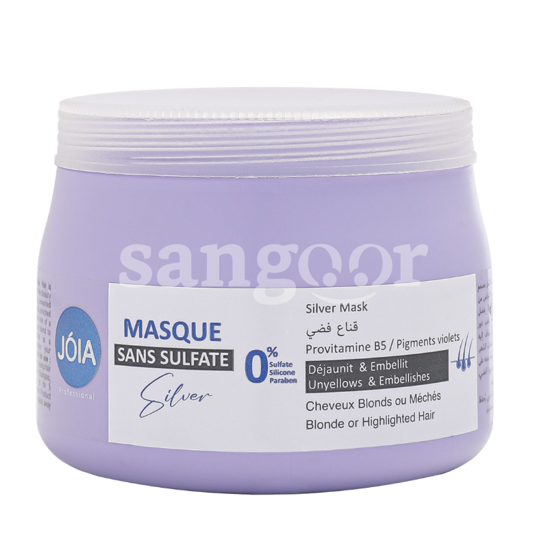 JOIA MASQUE CHEVEUX 500ML SILVER JOIA-MASQUE-CHEVEUX-500ML-SILVER.png.Prix Tunisie