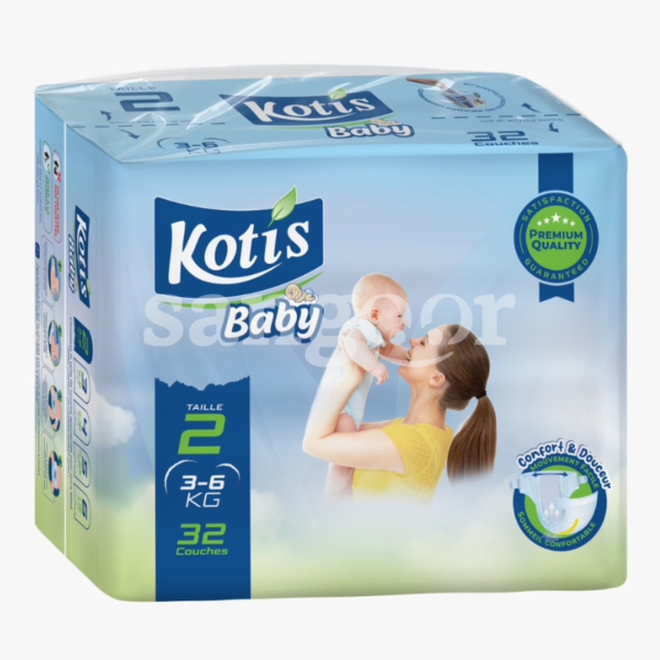 KOTIS-COUCHE-T2-3-6KG-32PCS.png Prix Tunisie