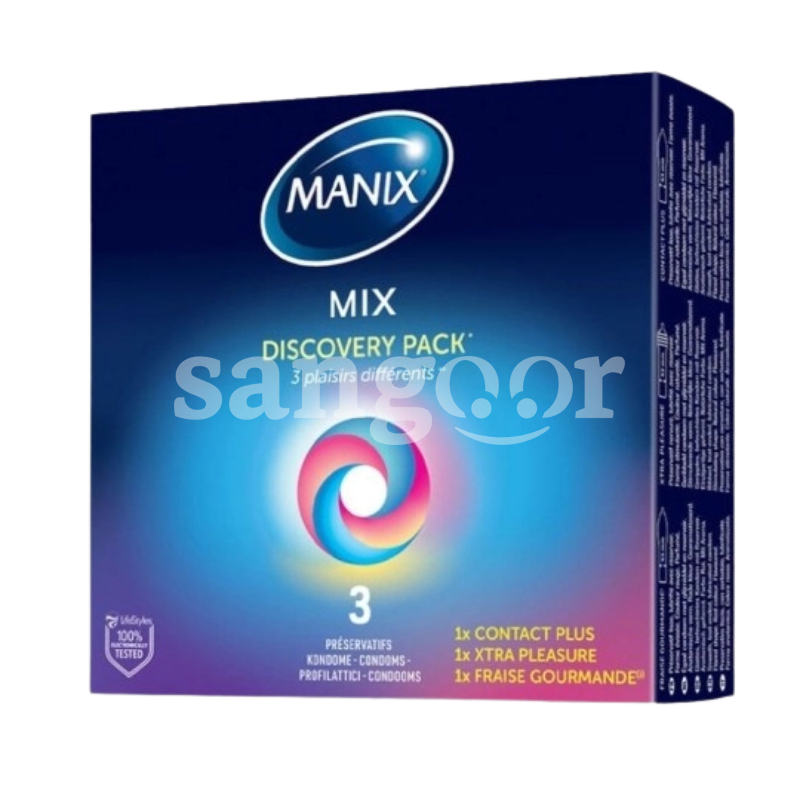 MANIX PRESERVATIFS 3PCS MIX MANIX-PRESERVATIFS-3PCS-MIX.png.Prix Tunisie