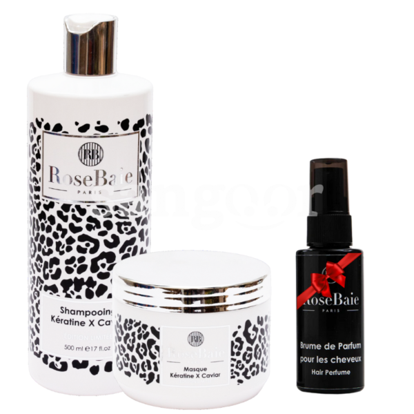 PACK-ROSE-BAIE-SHAMPOING-500ML-KERATINE-CAVIAR-MASQUE-500ML-BRUME-CHEVEUX-GRATUIT.png Prix Tunisie