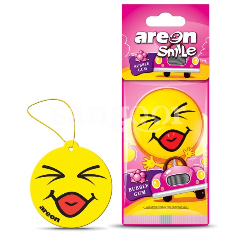 AREON DESODORISANT SMILE BUBBLE GUM AREON-DESODORISANT-SMILE-BUBBLE-GUM.png. Prix Tunisie