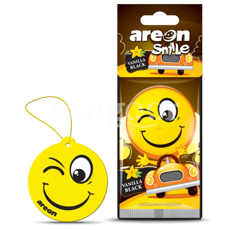 AREON DESODORISANT SMILE VANILLA BLACK AREON-DESODORISANT-SMILE-VANILLA-BLACK.png. Prix Tunisie