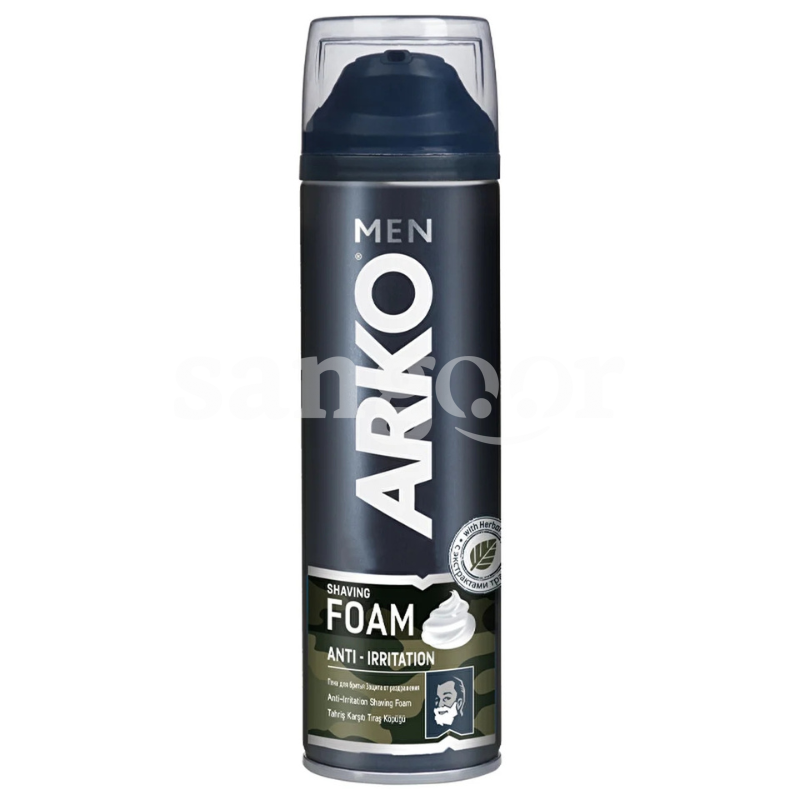 ARKO MOUSSE DE RASAGE 200ML ANTI IRRITATION ARKO-MOUSSE-DE-RASAGE-200ML-ANTI-IRRITATION.png.Prix Tunisie