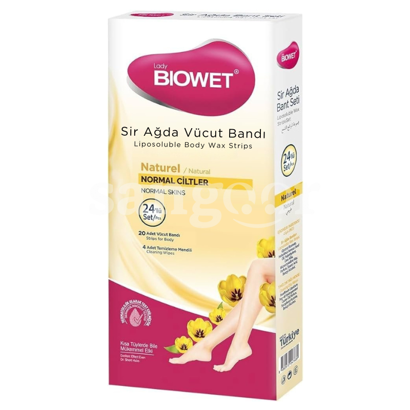 BIOWET BANDES CIRE CORPS 20PCS NATUREL BIOWET-BANDES-CIRE-CORPS-20PCS-NATUREL.png Prix Tunisie