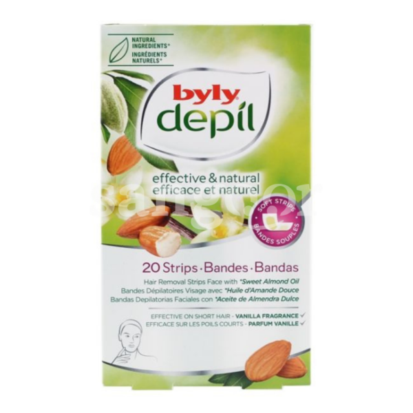BYLY-BANDES-CIRE-VISAGE-20PCS-NATUREL-HUILE-D-AMANDE.png Prix Tunisie